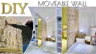 THRONE ROOM Mobile Wall DIY| HOW TO MAKE A MOVABLE WALL