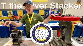 A Screw Press Demonstration, Making Hobo Nickels, Fun Interviews, and More at the Coin Show