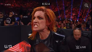 Wwe Raw 6/20/22 Becky Lynch vs Asuka mitb qualifying match