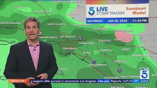 Storm headed to Southern California may affect your weekend plans