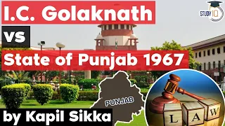 Golaknath vs State of Punjab 1967 case explained, Punjab Judicial Services Exam PPSC J, HPSC J