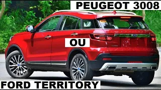 FORD TERRITORY 2022 OU PEUGEOT 3008 2022 PREÇOS CORES VERSÕES