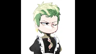 I present to you maid Zoro✨ # #onepiece #gachaclub