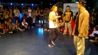 ADRENALINE FEST Отбор на UDS Fest) hiphop final Настя Гончаренко vs Кузя