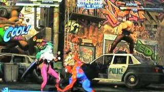 Marvel vs Capcom 3: Deadpool, Spiderman and Iron Man Arcade 2