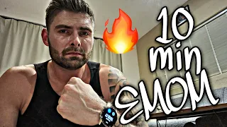 10 minute 1 pump burpee EMOM workout