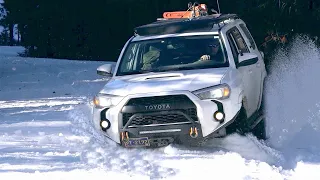 Wild Snow Wheeling - Embarrassing Winter Camping Tips - - 4Runners Overlanding