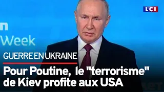 Poutine s'exprime sur les actes "terroristes" ukrainiens et les fuites de gaz