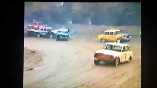 Banger racing at Smallfield 1982