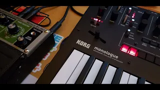 Live Synth Jam #1 : Korg Monologue & Boss RE-20 Space Echo