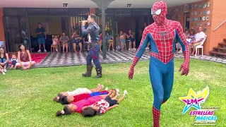 Show Infantil de Spiderman con Estrellas Mágicas - Mágicamente Divertido!!!