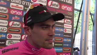 Tom Dumoulin - post-race interview - Stage 11 - Tour of Italy / Giro d'Italia 2017