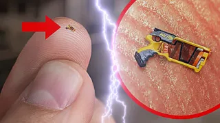 World’s Smallest Nerf Gun Shoots an Ant (Hindhi)