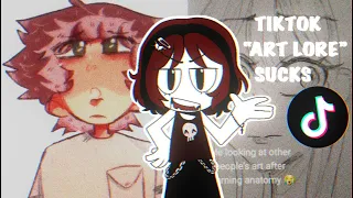 TikTok Art Lore SUCKS.. || (art rant + speedpaint)