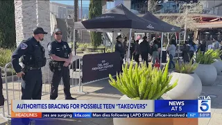 Authorities bracing for possible teen "takeovers" of L.A. County malls