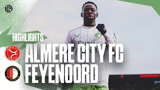 Highlights Almere City FC - Feyenoord | Eredivisie 2023-2024