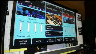 Ketron Event Mirroring with Touch on Normal Computer screen