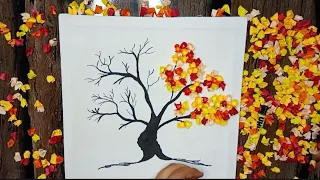 How To Make Beautiful Paper Tree Art | DIY Wall Hanging Craft Ideas | Tree Wall Decor Ideas |