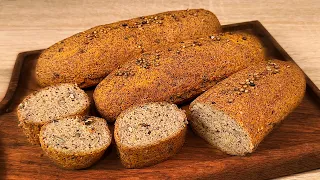 Lost 10 kg in a month! Eat healthy lentil bread in 5 minutes Grandma's recipe