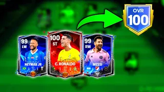 100 OVR Reached!! Best Ever Squad Upgrade - We've Ronaldo, Neymar, Messi - FC Mobile 24