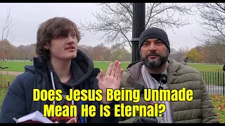 Speakers Corner/Part 1/Adnan Rashid Runs From Luke's Question/Plus Ignatius Called Jesus God (Theon)