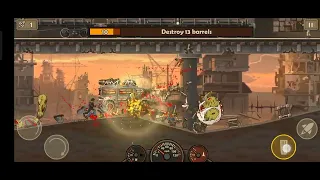 Earn to die 2 - level 8- mission 3 - destroy 13 barrels