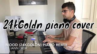 Mood - 24kGoldn ft. Iann Dior (piano rendition)