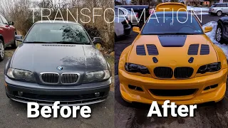 Building a BMW E46 GTR in 10 Minutes