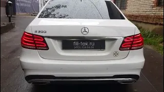 Mercedes E200 W212 тюнинг выхлопа mp4