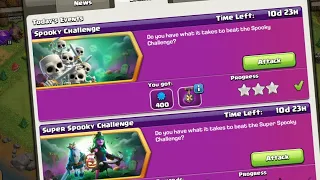 Easy 3 Star A Spooky Challenge ( Clash of Clans )