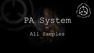 PA System | All Samples | SCP - Containment Breach (v1.3.11)