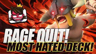 #1 MOST HATED DECK in Clash Royale HISTORY!! Make Opponents RAGE QUIT!