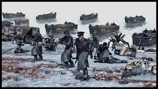 Stalingrad Beach Assault! 600 Soviets Crossing Volga River