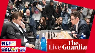 Magnus Carlsen v Fabiano Caruana: World Chess Championship tie-breakers – live!