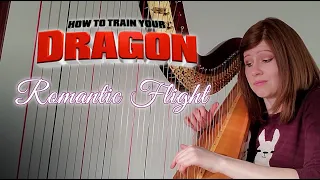 How To Train Your Dragon: Romantic Flight (Harp Cover) + Lever & Pedal Harp Sheet Music