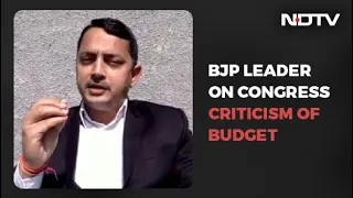 Budget 2022: BJP Leader On Congress Criticism Of Budget