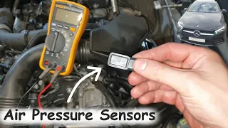 A200 Mercedes W177 MAP & IAT sensors check