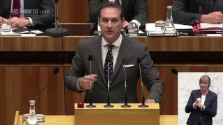 Nationalratssitzung 2 Heinz Christian Strache FPÖ 0441826343