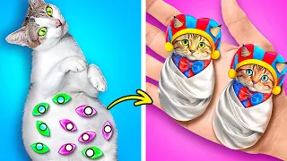 My Cat is Pregnant with Digital Circus?! 😱 Smart Hacks for Pet Owners