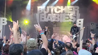 Butcher Babies " Jesus Needs More Babies For His War Machine " Aftershock Sacramento CA 10-8-2021