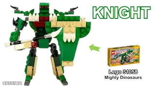 LEGO MOC /LEGO Creator 31058 Mighty Dinosaurs Alternative Build Tutorial - KNIGHT MECH / 레고 기사 로봇 조립