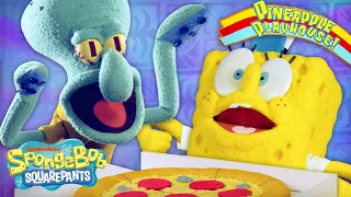 Where's My DRINK?! 😡 | "Pizza Delivery" ...with Puppets! | Pineapple Playhouse | SpongeBob