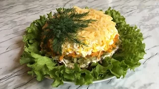 Очень Нежный Салат с Куриной Печенью (Очень Вкусно) / Salad With Chicken Liver / Пошаговый Рецепт