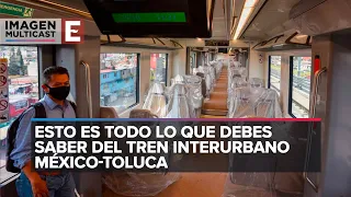 Así luce el Tren Interurbano México-Toluca