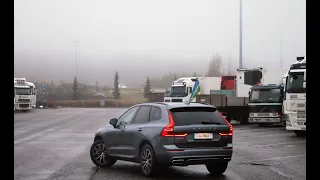 Volvo XC60 T8 TwE AWD Business R-Design Test -drive. Тест - драйв в дождь.