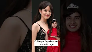 O dia que fiquei com a Jenna Ortega #jennaortega #wednesday