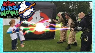 REAL Ghostbusters! Action Kids Now meet The Sussex Ghostbusters! Special Effects! In Real Life!