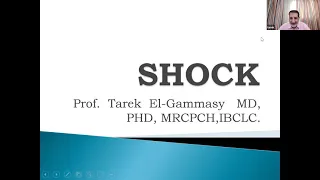 Neonatal Shock      Professor Tarek El Gammasy