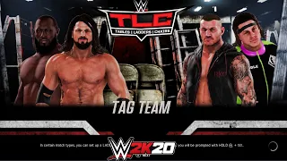 WWE 2K20 Aj Styles & Omos VS. Randy Orton & Matt Riddle | WWE 2K20 Tag Team Elimination