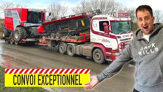 My First OVERSIZE LOAD In A SCANIA V8 | Dream Come True | #truckertim